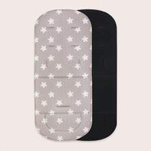 Baby Stroller Seat Cushion, All-Season Breathable, Anti-Slip And Warm, Universal Washable - Light Grey - View 4