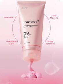 Medicube 零泡沫洁面乳适用于敏感肌肤 - 控制皮脂、保持水分平衡、收缩毛孔 | 韩国护肤品 120g - PDRN 粉紅泡沫潔面乳 - 查看 4