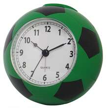 1pc Football Alarm Clock, Silent Movement Desk Clock, 3D Plastic Football Shaped Bedside Clock, Cartoon Cute Student Clock, Suitable For Home, Room, Bedroom Decor