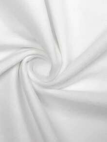 Women's Cotton Long Sleeve T-Shirt, Loose Fit Mid-Length White Top, Layering Shirt, Fashionable For Autumn/Winter