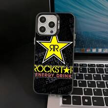 Funda para Teléfono: Funda Rockstar Energy Drink - Compatible con iPhone 17, 16e, 16, 15, 14,..., 12/11 Mini Pro Max Air X...XSMAX 8 Plus 7 (Cubierta Mate Anticaídas), Accesorio Móvil, Funda Moderna, Material Duradero, Textura Suave, Usuarios Casuales - Color 1 - Ver 5