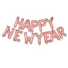 14pcs/Set 16inch Happy New Year Letter Shape Foil Balloons New Year Decoration Party Decor - Multicolor - View 12