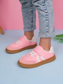 Kids' Casual Sneakers, New Spring/Autumn Boys' Retro Casual Shoes, Girls' Sports Shoes, Big Kids Shoes - Pink - View 7