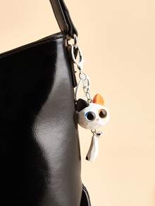 1PC Cat Keychain,Women's Kitten Keychain,Keychain Accessories,Keychain Pendant,Men's Keychain,Cute Big Eyed Cat Keychain