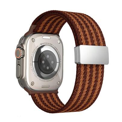 1pc Nylon Watch Band, Soft & Breathable, Fits For Apple Watch 42mm 41mm 40mm 38mm, 42mm 44mm 45mm 46mm 49mm, Elegant & Fashionable, Compatible With AppleWatch SE, Series 10 9 8 7 6 5 4 3 2 1, Christmas Gift