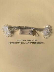 1pc 10/20/30 LED 2m/3 Meters/4.5m Snowflake String Lights, Suitable For Room, Bedroom, All Season, Holiday Decoration, Fairy Tale Lights, Christmas Fairy Lights Halloween Decor Christmas Decoration Thanksgiving Wedding Home Decor Home Decor Fall Decor Autumn Decor Birthday Decorations For Gifts Party Supplies Indoor Holiday Festival Decor Wall Decor Halloween Ornamentschristmas Decoration XMAS Decor Christmas Tree Gift Decor Thanksgiving Wedding Home Decor Home Decor Fall Decor Autumn Decor Birthday Decorations For Gifts Party Supplies Indoor Outdoor Garden Holiday Festival Decor Halloween Decor Wall Decor Halloween Ornaments