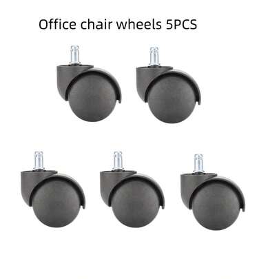 Roulettes pivotantes universelles pour chaise de bureau, roulettes silencieuses pour chaise de bureau d'ordinateur