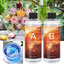 20ml/50ml/100ml/250ml/500ml/1000ml Epoxy Resin AB Glue, 1:1 Ratio, Includes Accessories & Tools, UV Resistant, Anti-Yellowing, Fast Curing AB Glue, Suitable For Handmade DIY Jewelry Making And Decorations