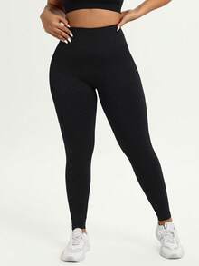 TNTOR Pantalones de yoga de cintura alta talla grande para mujer, pantalones de entrenamiento con control de abdomen, pantalones elásticos de secado rápido para deporte y running, pantalón pitillo efecto glúteos melocotón, pantalón de yoga de cintura media con diseño de cintura alta para efecto estilizante, adecuado para ejercicio y ciclismo