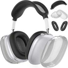 3-i-1 AirPodsMax silikonskyddsfodral, reptåligt skyddsfodral för öronkuddar/skyddsfodral för öronkåpor/skyddsfodral för huvudband - Multifärgad - Visa 24