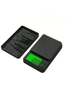 1000g/0.01g 数字袖珍秤，精密 LCD 背光称重工具，塑料，电池供电，去皮功能，适用于珠宝、食品、盎司/格令，不含电池 - 彩色 - 查看 9