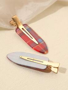 6 chiếc kẹp tóc nơ kẻ caro đỏ cổ điển, phụ kiện tóc ngọt ngào phù hợp cho đi làm hàng ngày, đi chơi, phối đồ, dịp Giáng sinh và Năm mới dành cho phụ nữ, kẹp tóc cài đầu, kẹp tóc ghim. - Nhiều màu - Xem 3