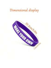 Custom Laser-Engraved Silicone Wristbands