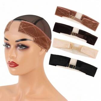 Lace Wig Grip Non-Slip Soft Velvet Women Wig Grips Headband Women Velvet Wig Accessories Grip Scarf Headband Adjustable