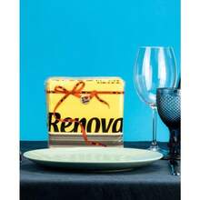 Yellow Paper Napkins - 70 Napkins 30 x 32 cm