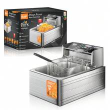 Freidora Sin Aceite 5.5L 1600W - Sistema de Cocción Saludable con Canasta Extraíble y Control Digital - Tipo de Enchufe A USA (110-127V) - Ver 7