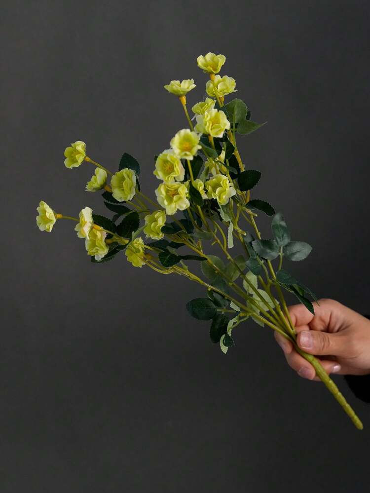 1pc Rose Artificial Flower Bouquet, Mini Daisy Fake Flowers, Fresh Style Home Decor, Photography Prop - Multicolor - View 14