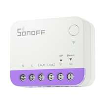 MINI-RBS,SONOFF WiFi Smart Roller Shutter Switch MINI-RBS Scheduled Curtain Operation With Matter EWeLink APP & Voice Remote Control Works With Alexa/Apple Home - White - View 10