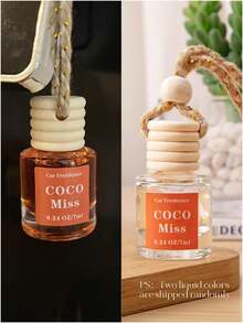 1 件车载空气清新剂悬挂式扩散器，圣诞节、周年纪念、除臭、清新空气、香薰精油、汽车必需品、汽车配件除臭香薰，适用于汽车和家庭，汽车空气清新剂。