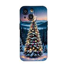 ¡funda de teléfono con árbol de Navidad festivo! Compatible con fundas de teléfono   17  16 Pro Max  15 Pro Max  13 y  12 Hecho de material de TPU, brinda protección contra golpes y caídas Es un regalo perfecto para familiares, amigos y seres queridos en esta temporada navideña. - Negro - Ver 8