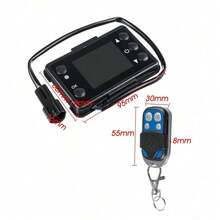 Universal 12V/24V LCD Programmable Timer Switch For Parking Heater Control, Digital Monitor Controller For Air  Heaters With Adjustable Settings, Compatible With Cars Trucks  And RVs - Black - View 4