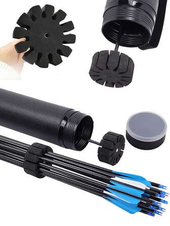 1pc Outdoor Hunting Archery Equipment Arrow Quiver, EVA Material Arrow Divider, Bow And Arrow Accessory, Arrow Storage And Protection, Holds Multiple Arrows, Can Install Arrow Tube, Suitable For Outdoor Hunting And Shooting Practice