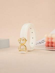 1件装女士字母腰带，多功能字母腰带，适合搭配牛仔裤、裙子，时尚秋季，万圣节必备 - 彩色 - 查看 5