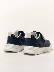 1 Pair Navy Blue Original Design Simple Style Children's Sports Shoes, Casual Shoes With Lightweight & Durable Soles - Navy Blue - View 5