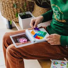 مجموعة لغز نجمي سداسي 60 مستوى - لغز ذهني للمراهقين بألوان زاهية | تحدي منطقي تدريجي وألعاب مكتبية محمولة | هدية رائعة لعيد ميلاد المراهقين وفترات الاستراحة الدراسية