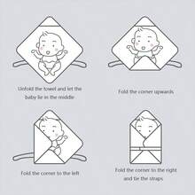 Multifunctional Baby Blanket - Skin-Friendly Soft And Warm Baby Blanket, Suitable For 0-3 Years Old Babies, Comfortable And Durable Coral Fleece, Essential For Newborns, Cute Printed Patterns, Great Gift For Birthday Or Christmas - Beige - View 8