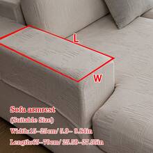 1 Vỏ bọc đệm ghế sofa chống trượt bằng vải Jacquard sang trọng, mềm mại và thân thiện với da, thân thiện với thú cưng, vỏ bọc ghế sofa chống trầy xước, phù hợp với ghế sofa kết hợp hình chữ L và ghế sofa 1/2/3/4 chỗ ngồi (bán riêng lẻ), đa năng cho mọi mùa - Màu be - Xem 14