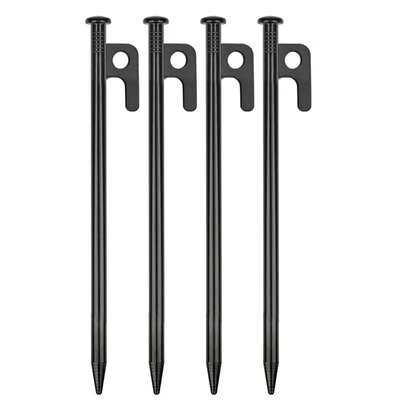 Tent Stakes Heavy Duty Metal Tent Pegs For Camping Steel Tent Stakes 8 Inch Unbreakable And Inflexible