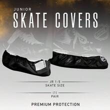 Hockey Skate Guards - Adult+ Youth Blade Covers Hockey Skates - Hockey Skate Soakers - Available In Youth, Junior+ Senior Skate Sizes - Junior + Black - View 4