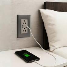 Megaluz Contacto Dúplex Enchufe Contacto Carga Usb 2.1amp - Gris - Ver 4