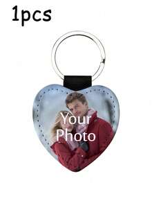 1/3/5/10个装定制双面照片打印钥匙扣，个性化照片/Logo吊坠，情人节礼物，送给父母、朋友的礼物，派对礼品，促销品，优雅包包挂饰，旅行收纳包 - 彩色 - 查看 26