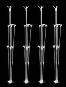 1/2/4 Juegos de Kit de Arco de Globos para Decoración de Fiesta de Cumpleaños y Boda (Globos No Incluidos), Soporte de Globos Suministros de Fiesta, 70cm