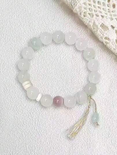 Nuevo brazalete de piedra con forma de ojo de gato, brazalete ded minimalista, de estéticie y versátil