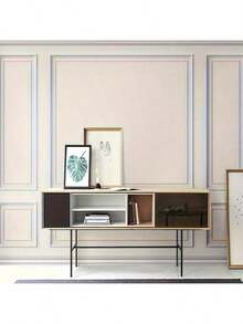 1 卷（100/200 厘米）欧式 PVC 自粘装饰条，易于安装，灵活可弯曲，适用于墙壁、地板和橱柜，非常适合欧式家居装饰、房间装饰、地板装饰、墙壁装饰和卧室装饰 - 彩色 - 查看 5