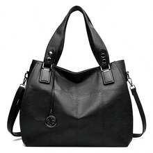 2025 New Fashion Middle Aged Women's Mom Bag Large Capacity Handheld Shoulder Bag Versatile Style Soft Leather Diagonal Straddle