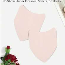 10 Stücke nahtlose, unsichtbare Oberschenkel Anti-Reibungs-Patches aus Vliesstoff in V-Form für Leggings