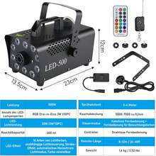 Fog Machine LED 500W 10 LED RGB Effect Fog Smoke Machine Stage Light Smoke Machine For Halloween