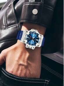 Reloj de cuarzo multifuncional de negocios para hombres LIGE, con pantalla dual, resistente al agua, luminoso y calendario de moda