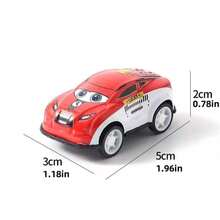Metal Shell Wind-Up Mini Cartoon Alloy Die-Cast Toy Car, Multiple Colors And Patterns Available - Ideal As Party Favors And Christmas Gifts - Random Styles and Colors - View 8