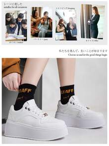 Alan Vincent [Thick Sole Series] New Women's Casual Shoes, Women's Platform Shoes, White Shoes, Comfortable Sneakers, 6cm Height Increase, Party Shoes, Suitable For Petite Women, Breathable Sports Shoes, Fashion Versatile