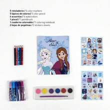 Disney CERDÁ LIFE'S LITTLE MOMENTS Colorable Stationery Set With Frozen Backpack - Multicolor - View 2