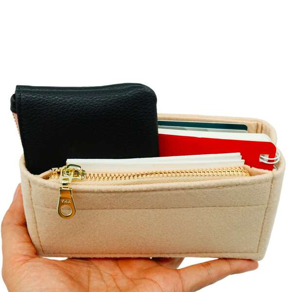 Bag Organizer For Small Tote Bag Timid Bag Storage & Finishing Inner Bag Liner Handbags Insert Organizer Fit Mini Size Gifts For Women Gifts For Men