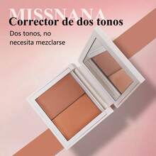 Crema correctora ligera y sin trazos, con alta cobertura para ocultar marcas de acné y ojeras, de larga duración sin descascararse, natural y adherente, compañera perfecta de la base de maquillaje hidratante y nutritiva,10g - Por defecto - Ver 2