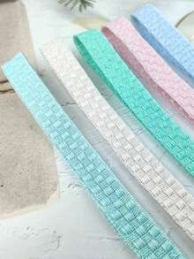 2 pares de cordones de zapatos coloridos de 1,5 cm de ancho, adecuados para zapatillas, zapatos con estrellas, con diseño ondulado naranja y a cuadros, cordones de zapatos personalizados