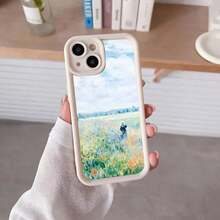 Claude Monet Painting Soft Silicone Phone Case Cover Compatible With Apple  12 13 Mini 11 14 15 16 Pro Max 7 8 Plus, Cover Compatible With  17 Case,  17 Pro Case,  17 Pro Max Case - Trắng 03 - Xem 8