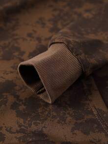 Bộ 2 áo nỉ có mũ trùm đầu nhuộm loang nhẹ và quần jogger có dây rút cho nam, họa tiết in đại bàng, áo nỉ có mũ trùm đầu có dây rút và túi, quần có dây rút ở eo, thích hợp cho trang phục dạo phố mùa xuân, mùa thu, mùa đông, chạy bộ, đi làm, du lịch, hoạt động ngoài trời, quà tặng lý tưởng cho chồng hoặc bạn trai - Nhiều màu - Xem 5